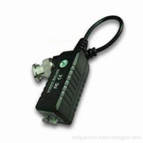 Video Balun, Measures 50 x 16.5 x 22mm, with 400 to 600m Transmission Distance